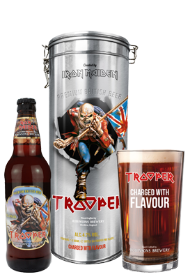 iron maiden trooper beer merchandise